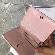 Dior Two-Fold Wallet Pink Size 11 x 9 x 3.5 cm - 4