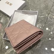 Dior Two-Fold Wallet Pink Size 11 x 9 x 3.5 cm - 6