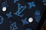 LV Phone Pouch in Blue M80466 Size 11 x 18 x 2.5 cm - 5
