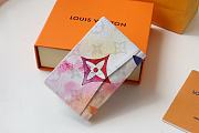 LV Pocket Organiser Watercolour Multicolour M80455 Size 8 x 11 x 1 cm - 6