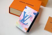 LV Pocket Organiser Watercolour Multicolour M80455 Size 8 x 11 x 1 cm - 4