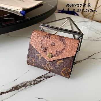 Louis Vuitton Monogram Zoe Wallet M80725 Size 9.5 x 7.5 x 3 cm 