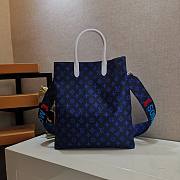 Louis Vuitton Carry It Bag Blue M46112 Size 32 x 14 x 38 cm - 5