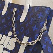 Louis Vuitton Carry It Bag Blue M46112 Size 32 x 14 x 38 cm - 4