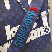 Louis Vuitton Carry It Bag Blue M46112 Size 32 x 14 x 38 cm - 3