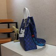 Louis Vuitton Carry It Bag Blue M46112 Size 32 x 14 x 38 cm - 2