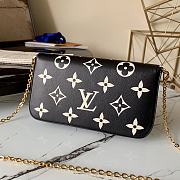 Louis Vuitton Felicie Pochette Black M80482 Size 21 x 12 x 3 cm - 3