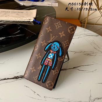 Louis Vuitton Brazza Wallet M80158 Size 10 x 19 x 2 cm