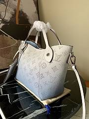 Louis Vuitton Hina PM Bag Mahina Leather Gradient Blue M54351 Size 34 x 13 x 18.5 cm  - 3