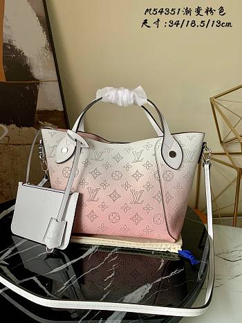 Louis Vuitton Hina PM Bag Mahina Leather Gradient Pink M54351 Size 34 x 13 x 18.5 cm 