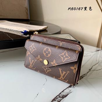 LV Card Holder Recto Verso Damier Ebene Brown N60405 