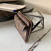 LV Card Holder Recto Verso Damier Ebene Brown N60405  - 6