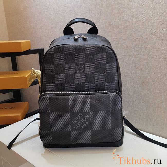 LV Campus Backpack Damier Graphite Canvas in Black N50009 Size 30 x 39 x 13 cm - 1