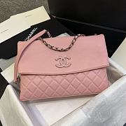 Chanel Handbags Lambskin Flap Bag Pink 8095 Size 32 x 7.5X x 19 cm - 1