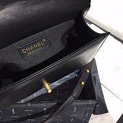 Chanel LeBoy Bag Smooth Leather Black 67086 Size 25 cm - 4