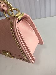 Chanel LeBoy Bag Smooth Leather Pink 67086 Size 25 cm - 6