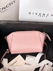 Givenchy Mini Antigona Leather Bag Pink 9981-4 Size 18 x 13 x 7 cm - 5