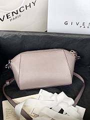 Givenchy Mini Antigona Leather Bag Beige 9981-4 Size 18 x 13 x 7 cm - 6