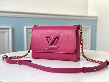 Louis Vuitton Epi Leather Twist MM Pink M50282 Size 23 x 17 x 9.5 cm