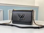 Louis Vuitton Epi Leather Twist MM Black M50282 Size 23 x 17 x 9.5 cm  - 1