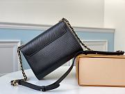 Louis Vuitton Epi Leather Twist MM Black M50282 Size 23 x 17 x 9.5 cm  - 6