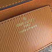 Louis Vuitton Epi Leather Twist MM Brown M50282 Size 23 x 17 x 9.5 cm - 5