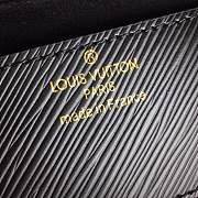 Louis Vuitton Epi Leather Twist MM Logo Black M50282 Size 23 x 17 x 9.5 cm  - 6