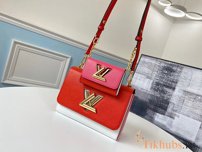 Louis Vuitton Twist Handbag Red M50280 Size 23 x 18 x 8 cm - 1