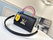 Louis Vuitton Twist Handbag Leaf Black M50282 Size 23 x 18 x 8 cm - 1