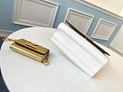 Louis Vuitton Twist Handbag White M50280 Size 23 x 18 x 8 cm  - 3