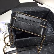 Chanel Vanity Case Bag Grained Calfskin Black AS1785 Size 18 x 14 x 8 cm  - 5