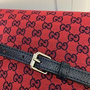 Gucci GG Small Tote Bag Red 659983 Size 31 x 26.5 x 14 cm - 4