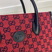 Gucci GG Small Tote Bag Red 659983 Size 31 x 26.5 x 14 cm - 2