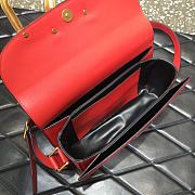 Valentino V Logo Retro Saddle Bag Red 2009 Size 26.5 x 9 x 16 cm - 4