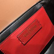 Valentino Valegaravani Supervee Small Calf Leather Crossbody Bag Brown 3008 Size 18 x 13 x 7 cm - 5