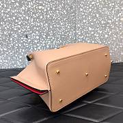 Valentino Escape Calfskin Small Shopping Bag Pink 0770 Size 31 x 25 x 15 cm - 5