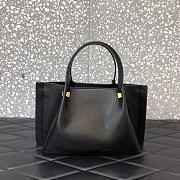 Valentino Escape Calfskin Small Shopping Bag Black 0770 Size 31 x 25 x 15 cm - 2