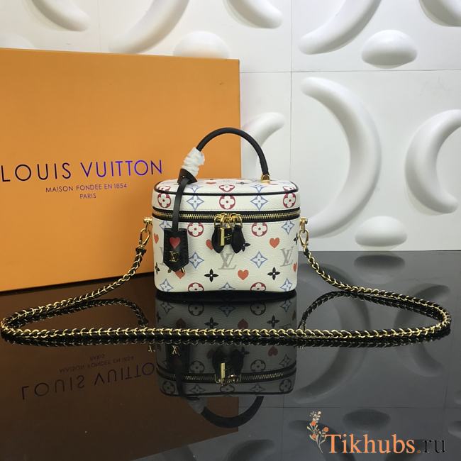 Louis Vuitton LV Vanity PM Monogram White Poker M45165 Size 19 x 13 x 11 cm - 1