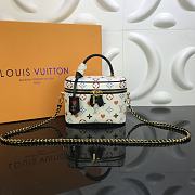 Louis Vuitton LV Vanity PM Monogram White Poker M45165 Size 19 x 13 x 11 cm - 1