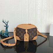 Louis Vuitton Monogram Canvas Deauville Mini Bag M45528 Size 22 x 15 x 7 cm - 1