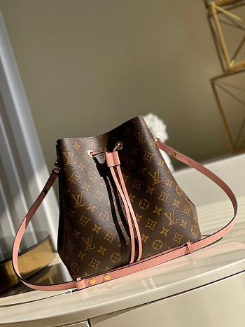 LV Original Néonoé Bucket Bag Pink M44020 Size 26 x 26 x 17.5 cm  