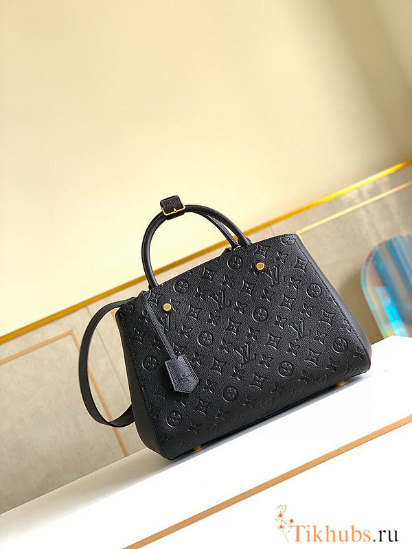 LV Montaigne MM Monogram Medium Black M40148 Size 33 × 23 × 15 cm - 1