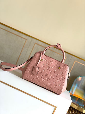 LV Montaigne MM Monogram Small Cherry Powder M44123 Size 29 x 20 x 13 cm