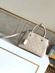 LV Montaigne MM Monogram Small Milky White M44607 Size 29 x 20 x 13 cm - 1