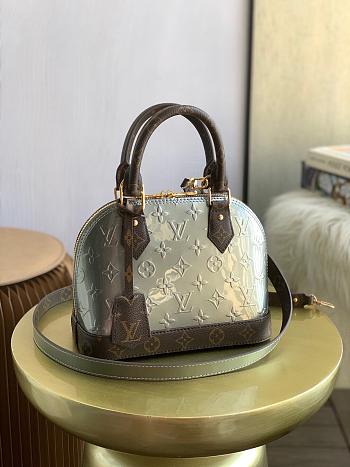 LV Alma BB Handbag Silver M90584 Size 23.5 x 17.5 x 11.5 cm