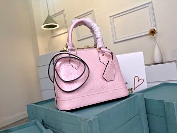 LV Alma BB Handbag Pink M50415 Size 25 x 19 x 11 cm