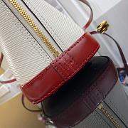 LV Alma BB Handbag White Fight Red M40301 Size 23.5 x 17.5 x 11.5 cm - 4
