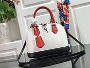 LV Alma BB Handbag White Color Matching M40301 Size 23.5 x 17.5 x 11.5 cm - 1