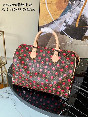 LV Speedy Bandouliere Speedy 30 M41108 Size 30 x 17.5 x 21 cm