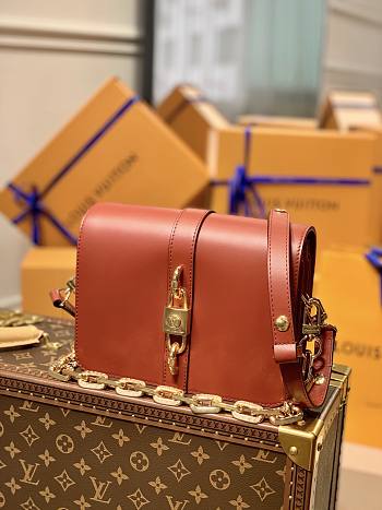 Louis Vuitton Rendez-Vous Handbag Red M57744 Size 17 x 22 x 7 cm